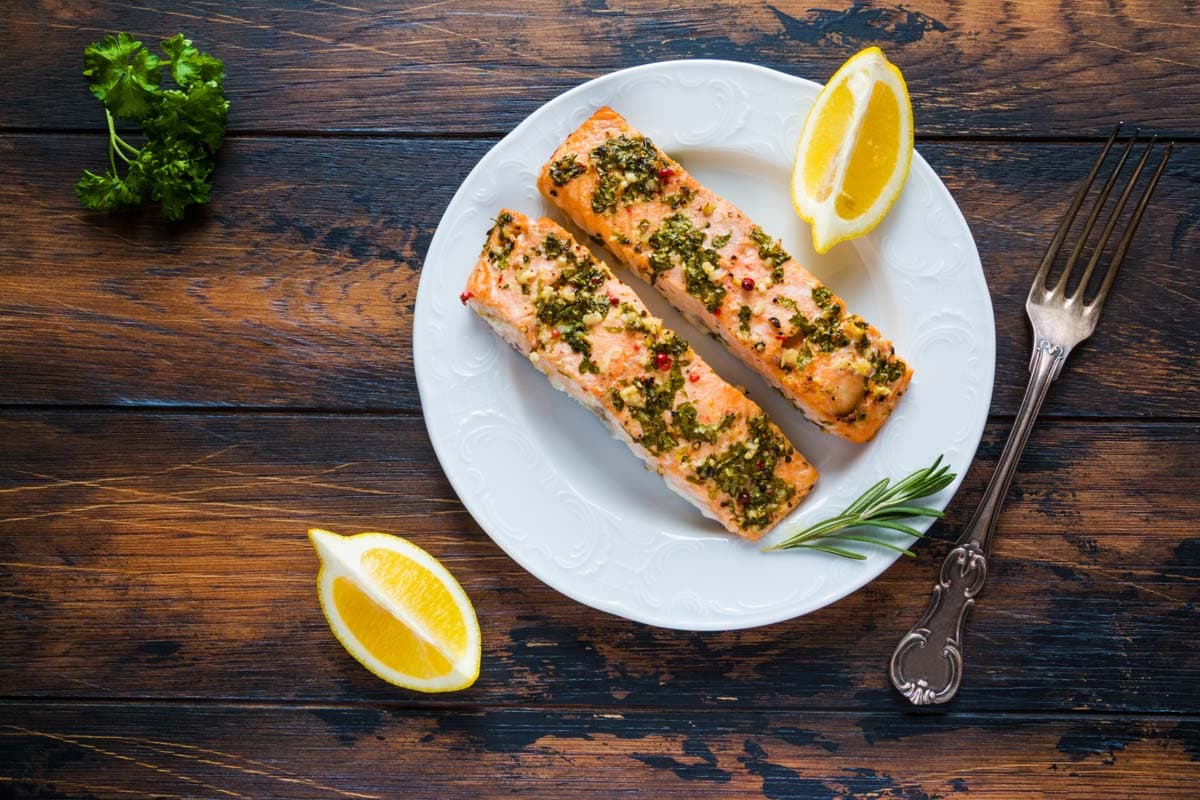 Herb-Crusted Salmon